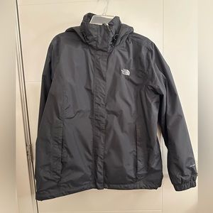 THE NORTH FACE BLACK ANTORA RAIN SHELL JACKET XL